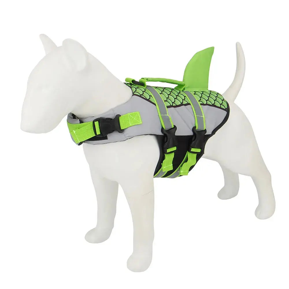 dog life jacket Scales Shark Swim Dog Clothes Pet Life Jacket Vest Harness Pet Swimming Summer Swimwear WLP Company