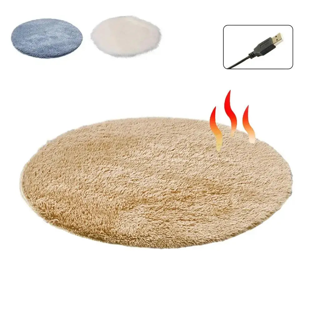 USB heating pad Soft Warm Pet Heated Plush Blanket Thermal Insulation Cat Bed Cushion Winter Heating Dog Cat Nest Mat WLP Company