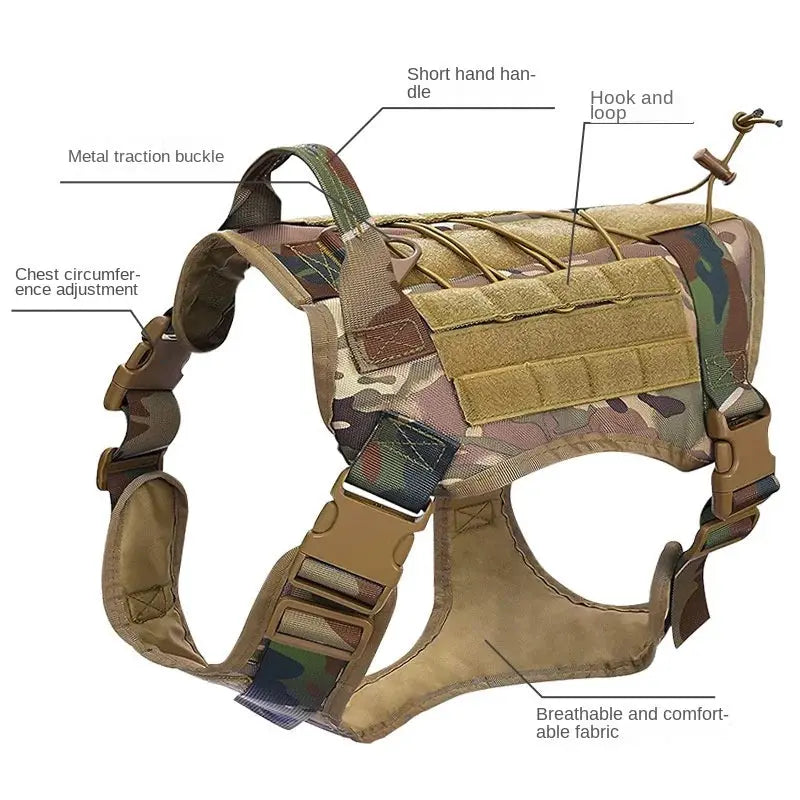 tactical dog harness Professional Tactical Dog's Training Vest Harness WLP Company