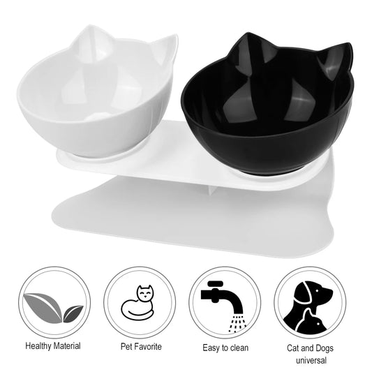 Non-Slip Double Bowl