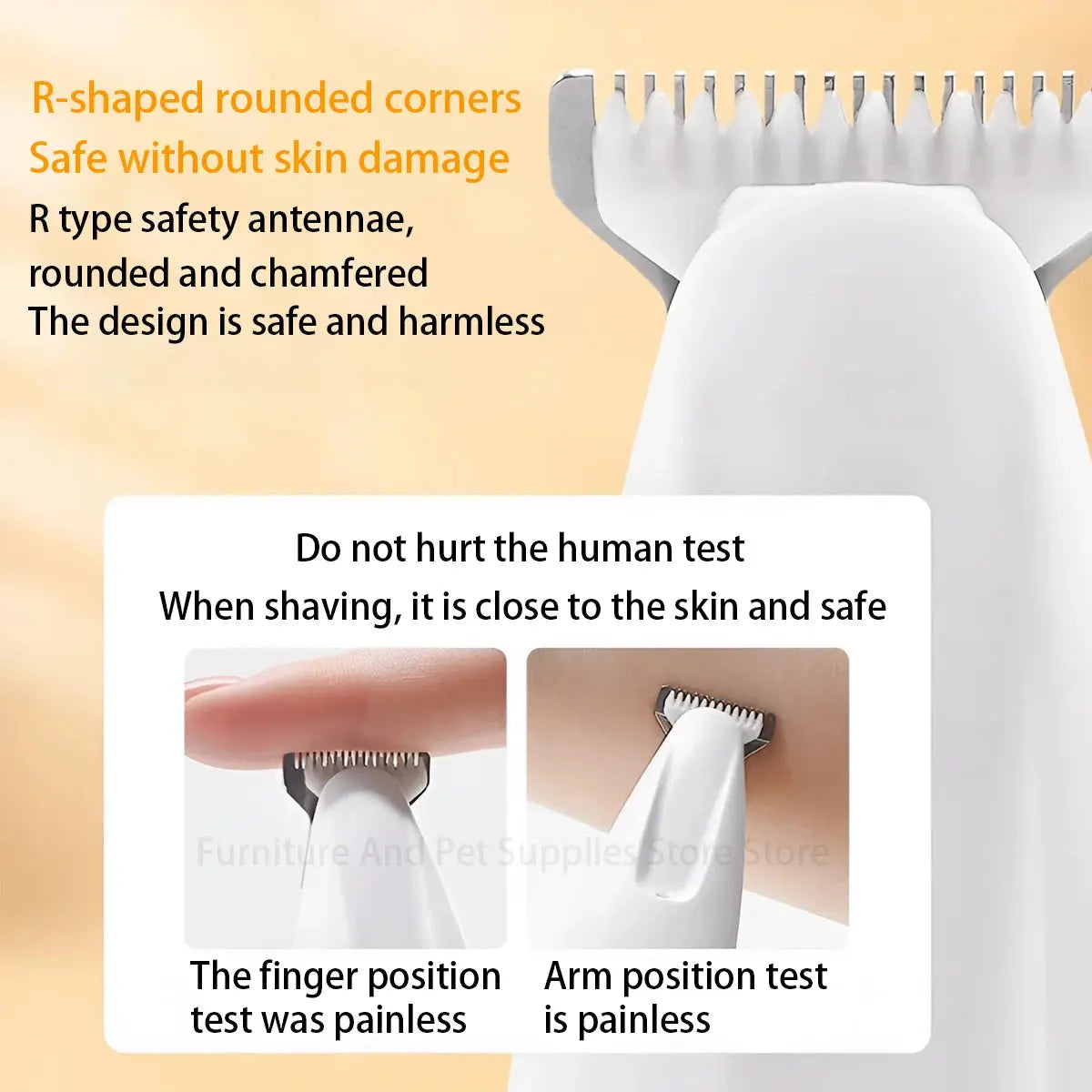 New Dog Paw Trimmer with LED Light Fully Waterproof WLP Company