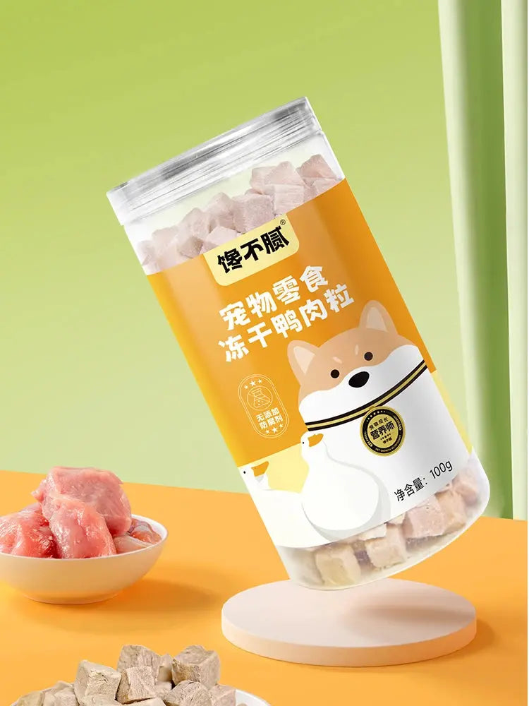 dog treats chanbuni Dog Snack Feeding Food Snacks Dogs Chicken Breast Freeze-Dried Duck Meat Treats Reward Teeth Grinding Raw Bones WLP Company