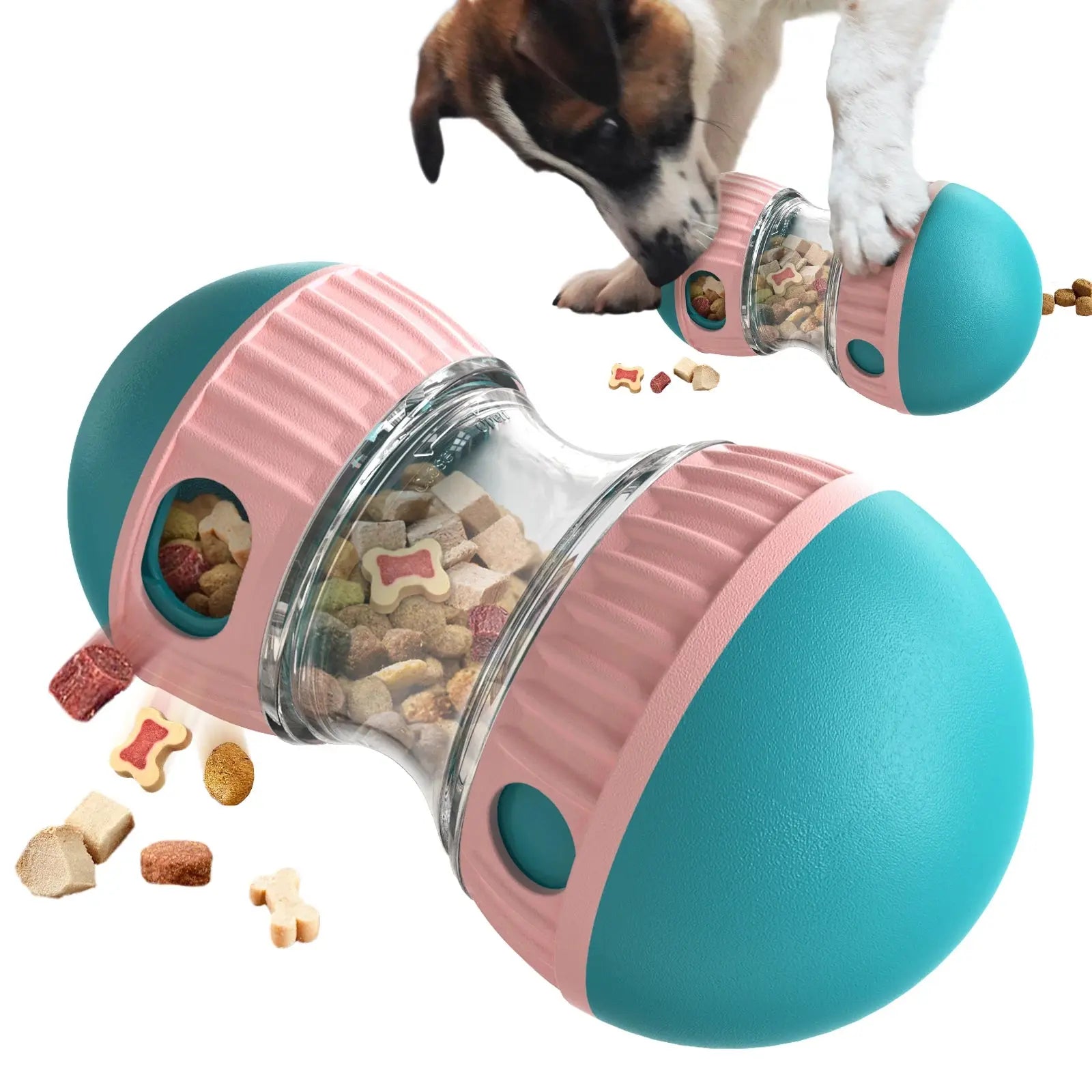 Dog Puzzle Toy Elliptical Track Rolling Increase Intelligence Ball Leaky Food Develop Good Habits Durable Interactive Pet Toys WLP Company
