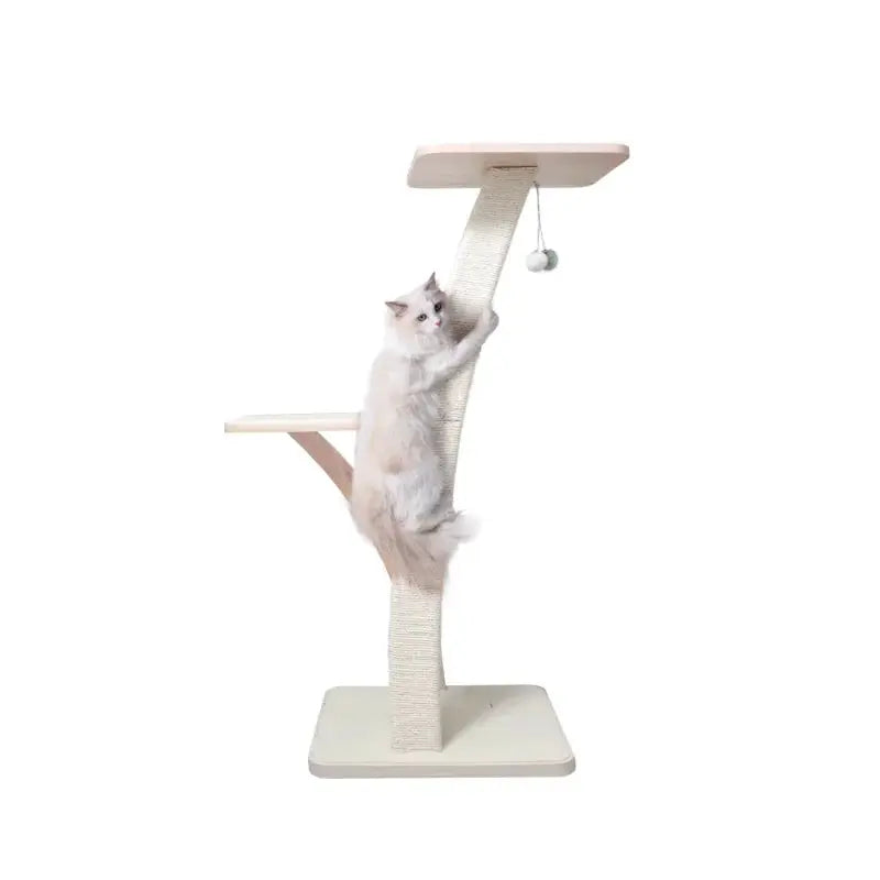 Solid Wood Cat Climbing Frame - Premium Quality WLP Company