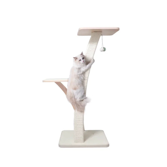 Solid Wood Cat Climbing Frame - Premium Quality