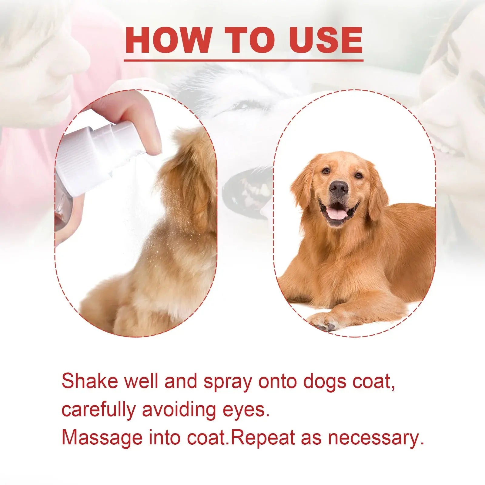 Yegbong Pet Odor Eliminator Spray - Long-Lasting Clean Deodorant for Dogs & Cats WLP Company