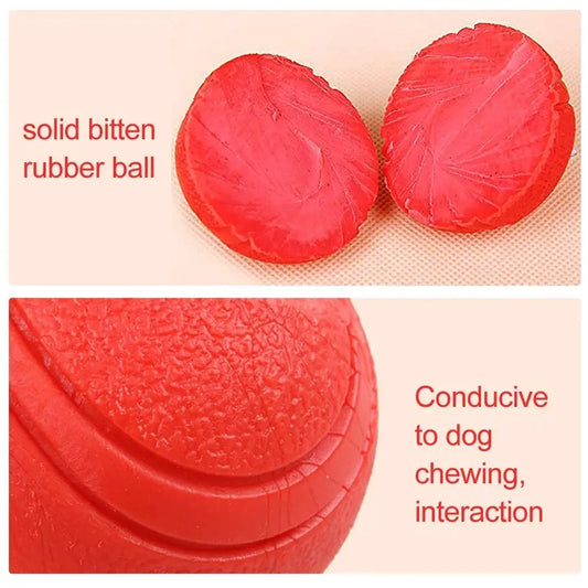 HOOPET Dog Bite-resistant Rubber Toy Ball - Ultimate Durability & Fun