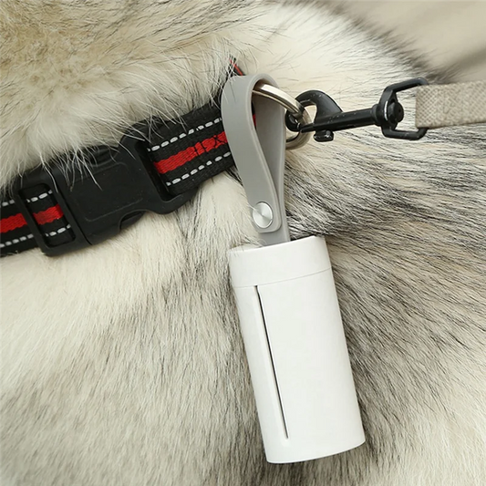 ABHI-Portable Pet Dog Waste  Dispenser Leash
