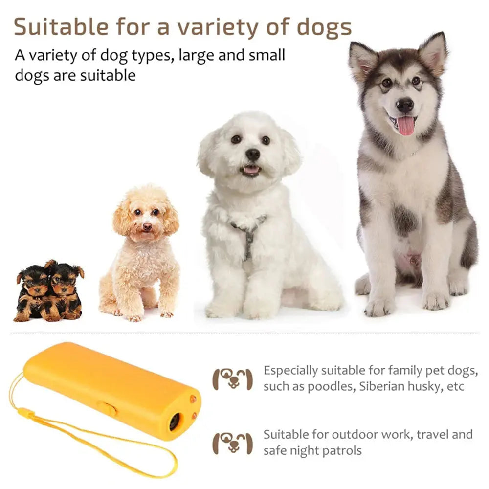 Dog Repeller for Aggressive Dog Ultrasonic Ultra Power Dog Repellents Anti Bark Training Device Pet Dog Bark Deterrent Training WLP Company