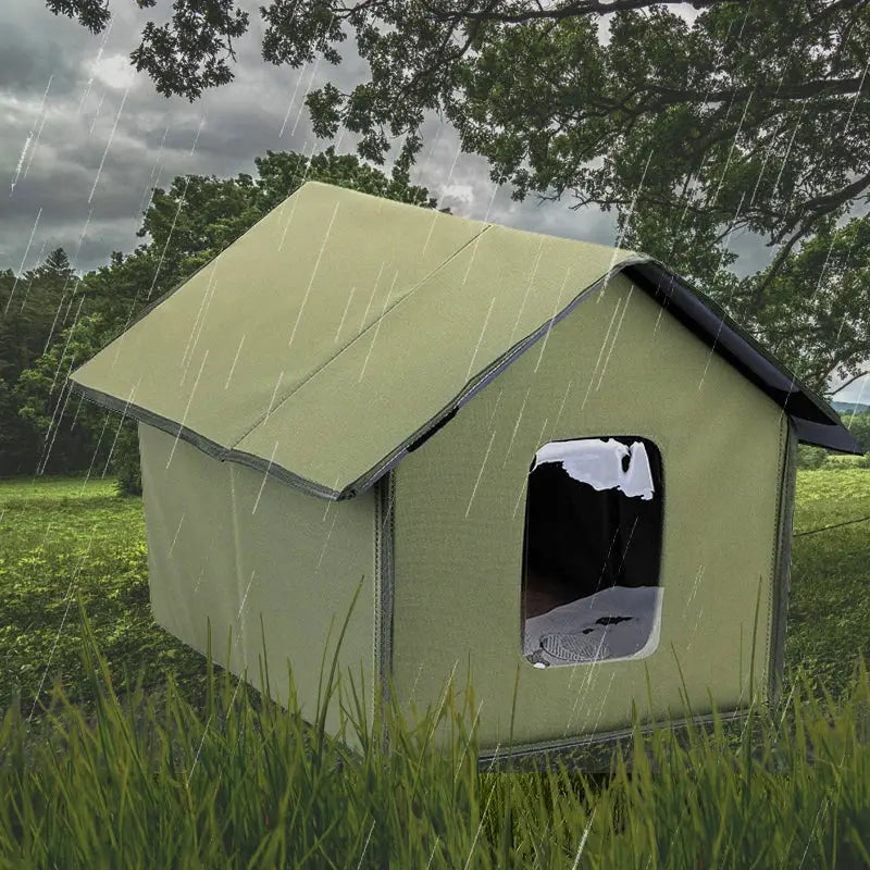 outdoor cat nest Outdoor Stray Cat Nest Waterproof Breathable Oxford Cloth Foldable Cat Kennel WLP Company