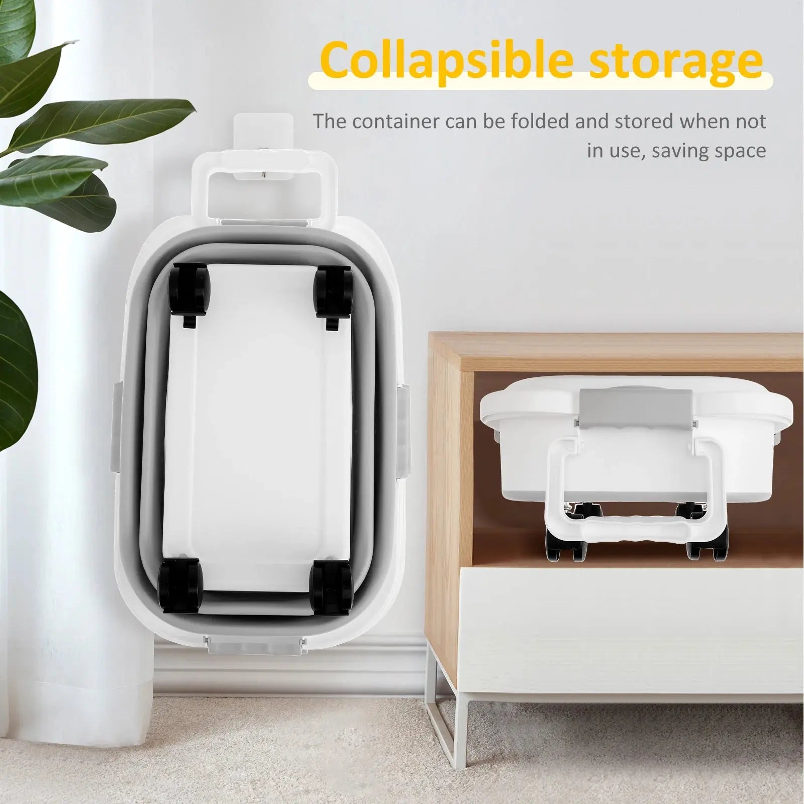 15/45KG Collapsible Pet Food Storage Barrel WLP Company