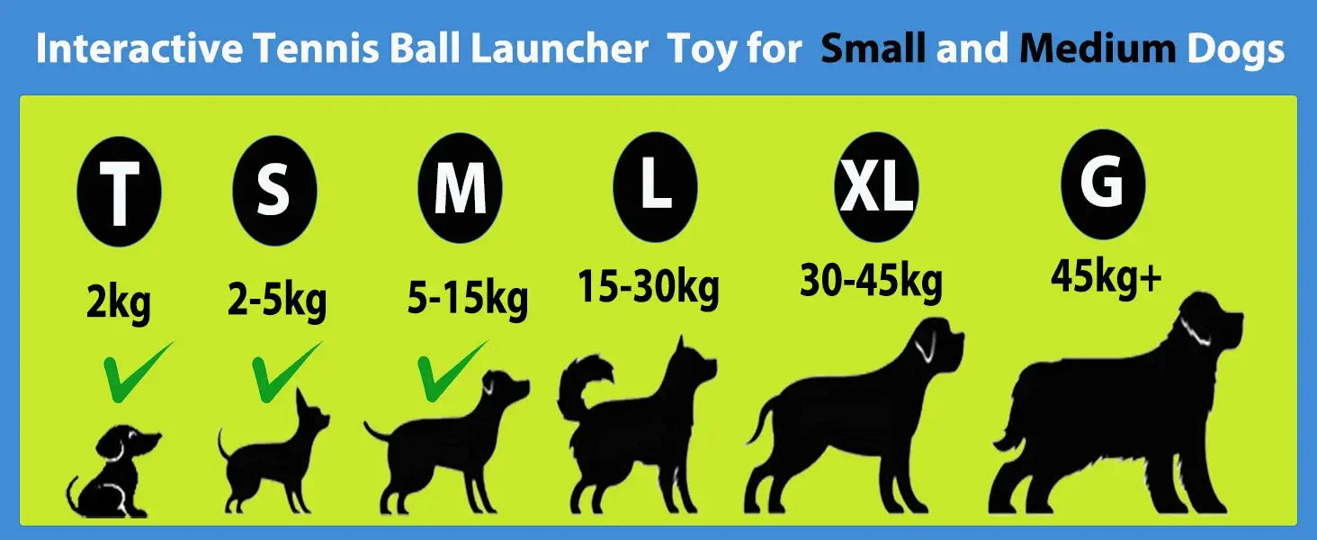 Fun Interactive Automatic Dog Tennis Ball Launcher WLP Company
