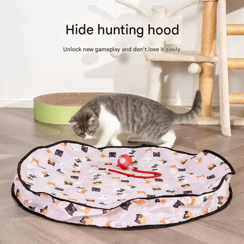 Smart Interactive Cat Toys Ball Fast Rolling in Pouch Hide and Seek Kitten Toy Motion Activated Interactive Cat Toy for Indoor WLP Company