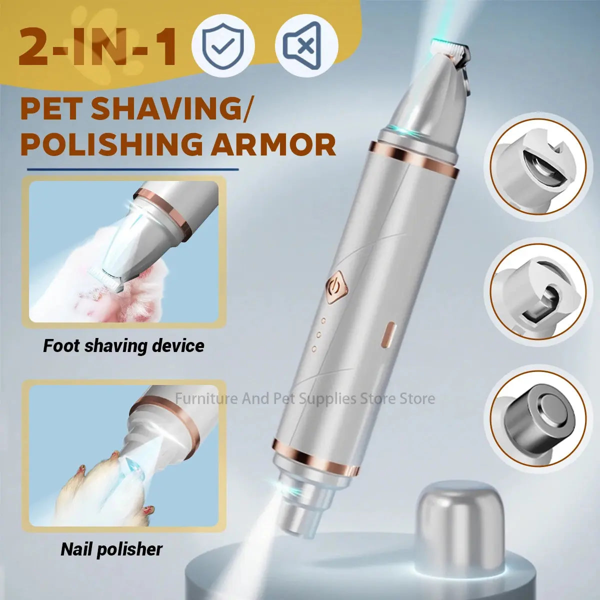 pet nail grinder 2-in-1 Pet Dog Paw Trimmer and Cat Nail Clipper WLP Company