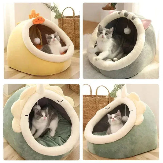 Cat Bed Washable Cave House - Ultimate Comfort & Warmth for Your Feline WLP Company
