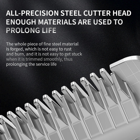 Professional Low Noise Dog Hair Clipper | Rechargeable | Pet Trimmer - Groomify