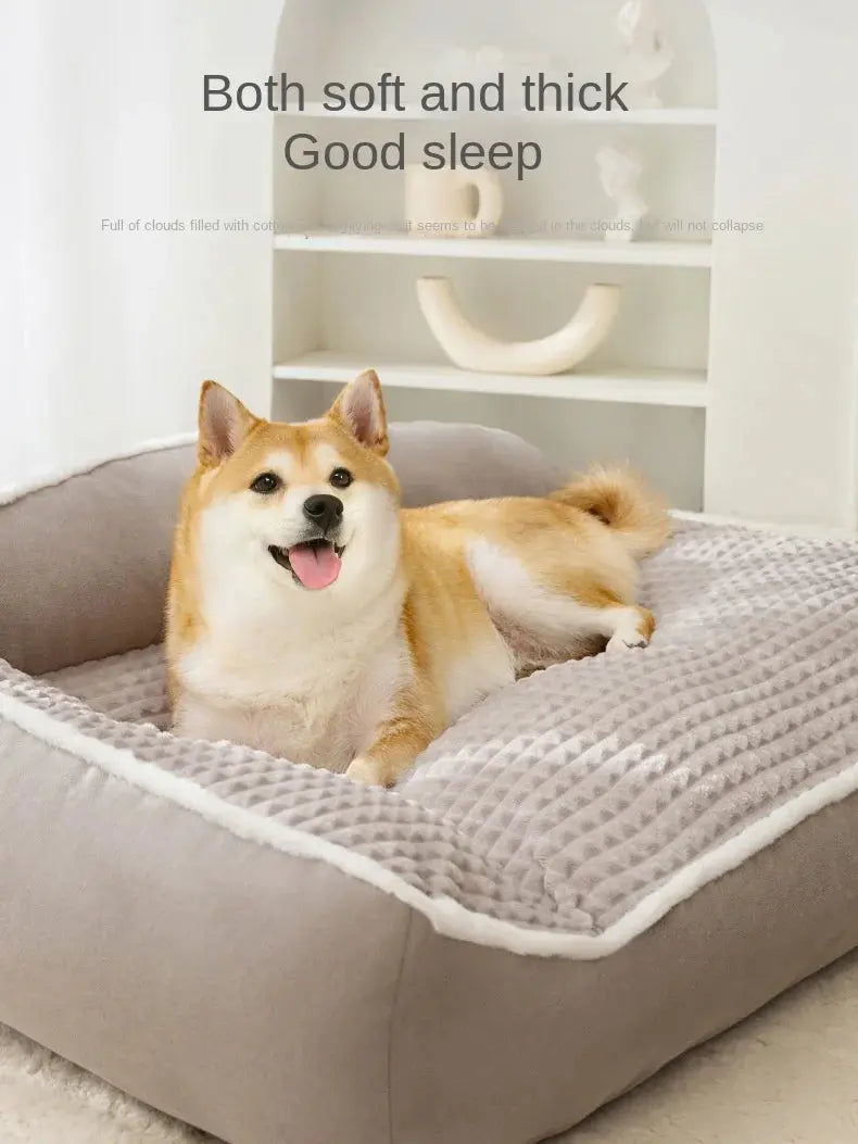 New Cat Bed Dog Pet Bed Kennel Non-Slip Winter Warm Small Dog Kennel Sleeping Removed Washed Soft Puppy Cushion Cat Supplies WLP Company