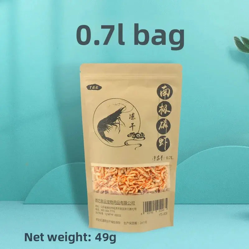 Yee Freeze-Dried Antarctic Krill-Premium Fish Food for Arowana, Flowerhorn & Parrot Fish - High Protein Turtle & Aquatic Pet Treat WLP Company