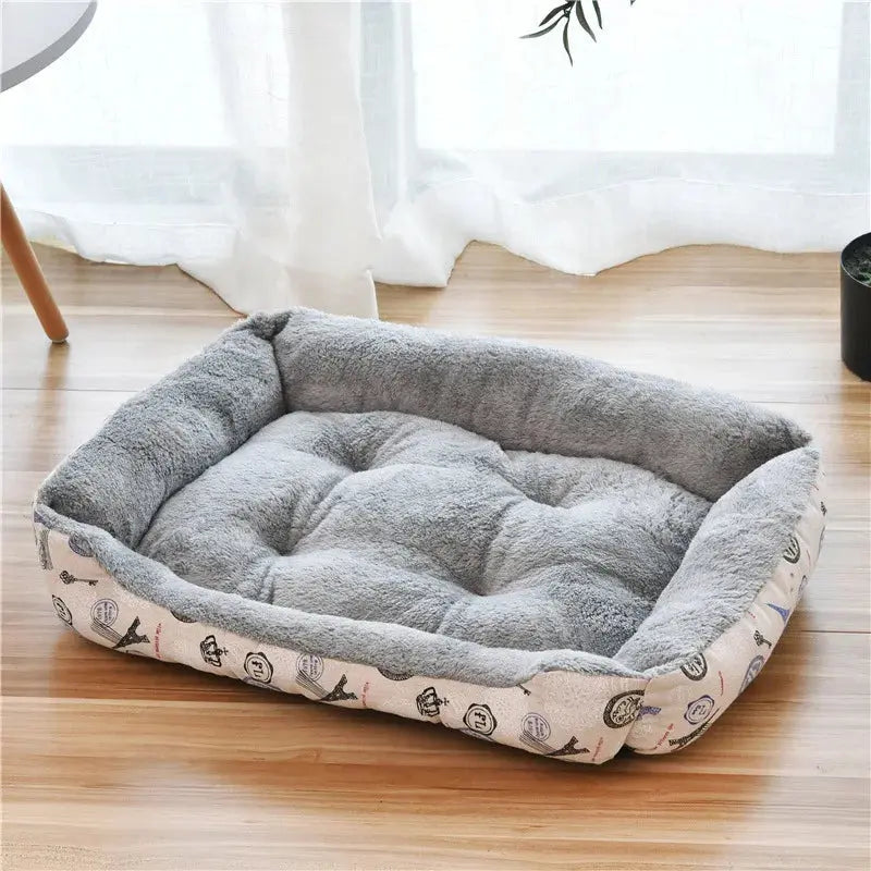 warm pet bed Waterproof Fleece Pet Bed - Ultimate Comfort for Your Furry Friend WLP Company