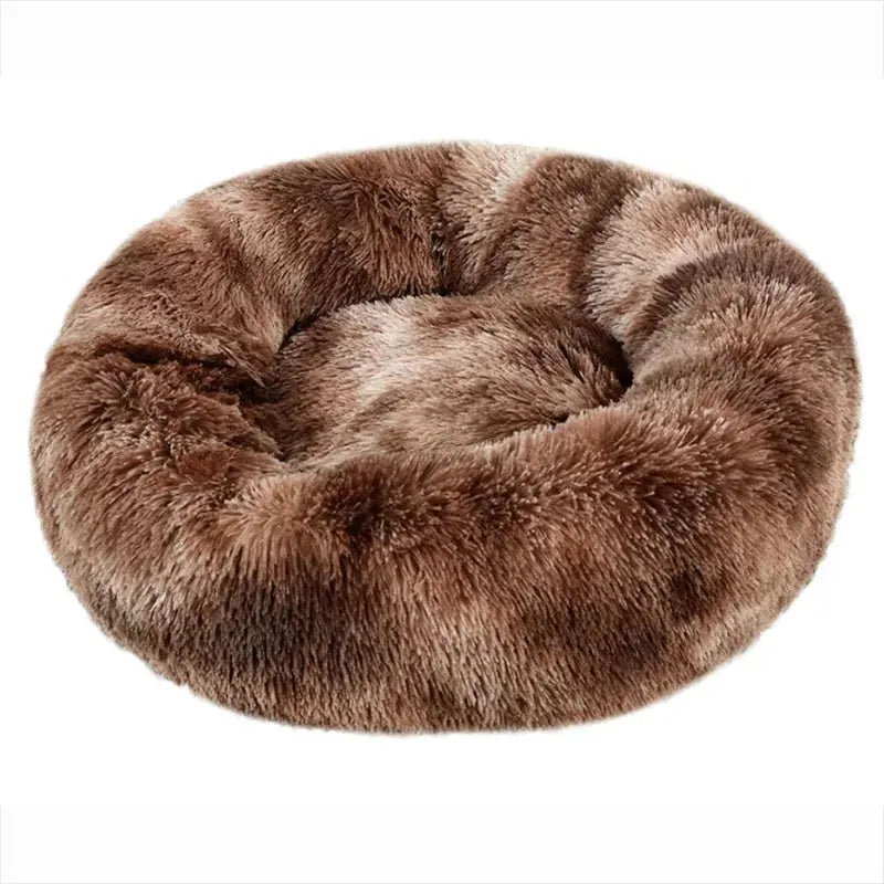 40-90cm Round Pet Bed for Large Dog Bed Super Soft Cat Bed Long Plush Dog House for Medium Dog House Winter Warm Sleeping WLP Company
