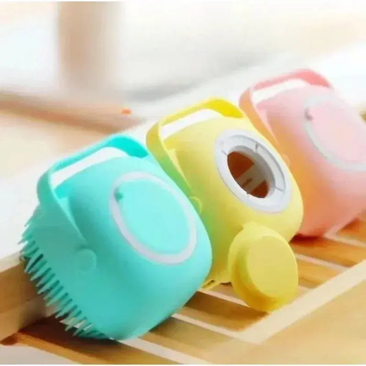 Silica Gel Dog Paws Cleaner Grooming Bathroom Puppy Sprayer Bathtub for Dogs Soft Pet Accessories Brush Safety Multifunction WLP Company