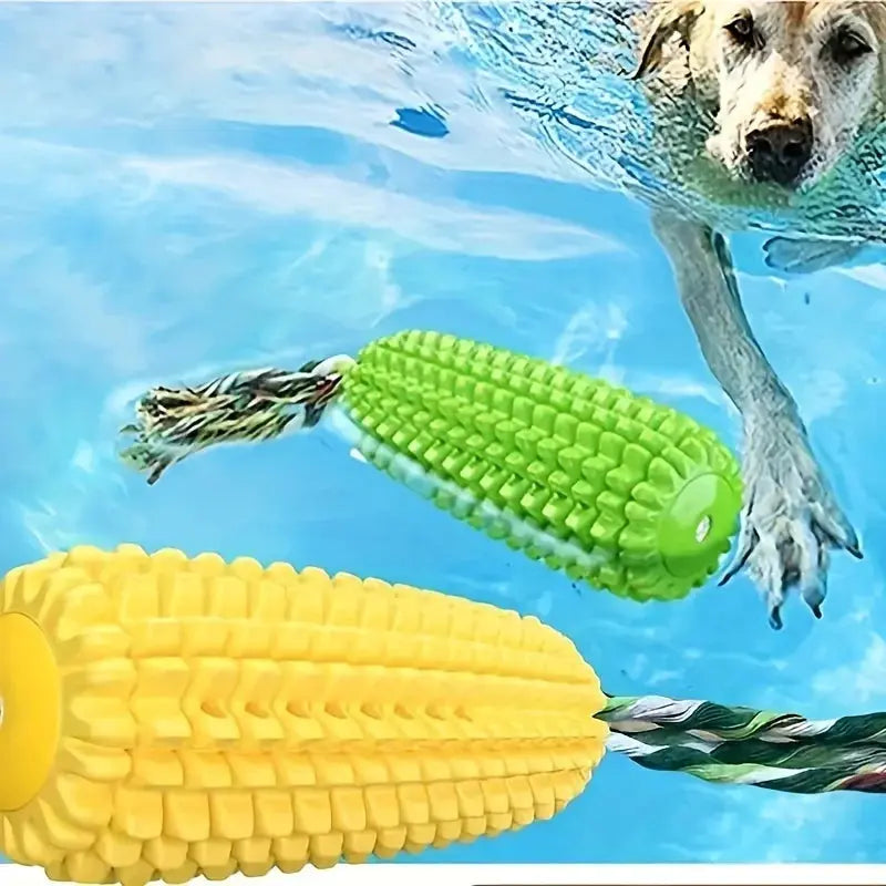 Dog Chew Toys for Aggressive Chewers, Teeth Cleaning Chew Toy,Corn Shape Interactive Dog Dental Toys for Medium Large Puppy Dogs WLP Company