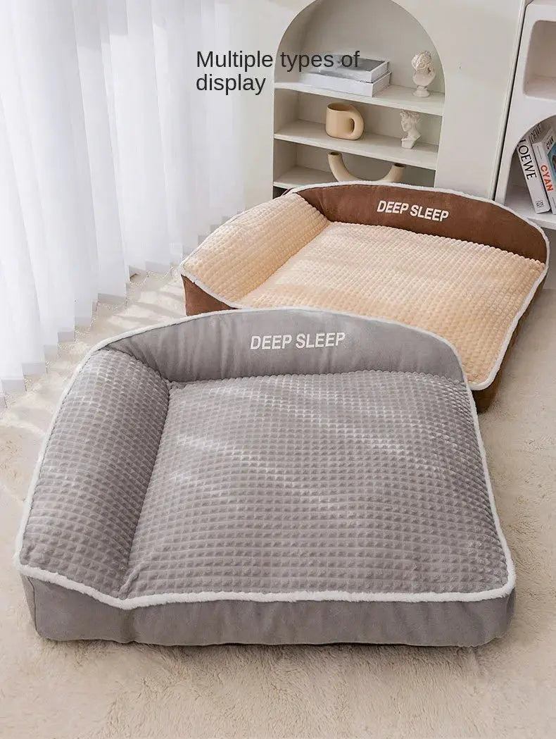 New Cat Bed Dog Pet Bed Kennel Non-Slip Winter Warm Small Dog Kennel Sleeping Removed Washed Soft Puppy Cushion Cat Supplies WLP Company