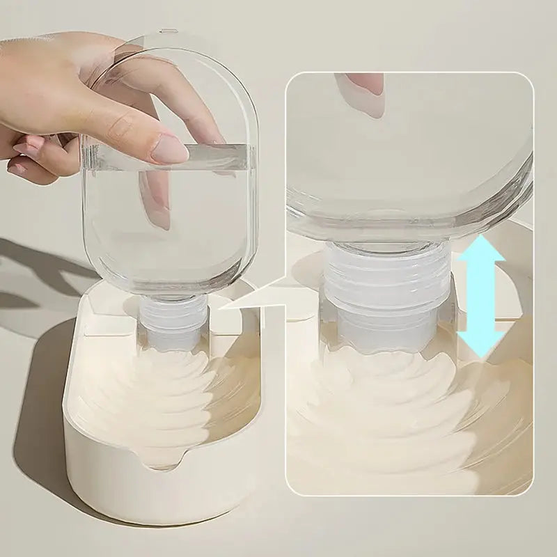 2 in 1 Dog Water Bottle with Food Storage Portable Pet Water Container for Dogs Cats Outdoor Dog Feeder Puppy Drinking Bowl WLP Company