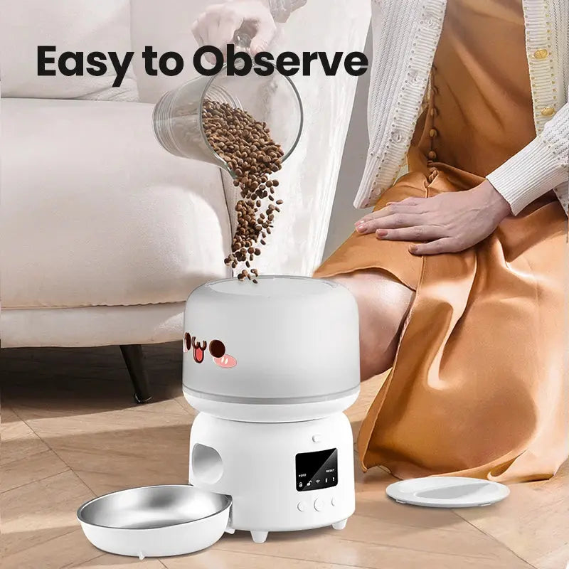 Remotely Controlled Feeding ROJECO 3L Smart Pet Feeder WLP Company