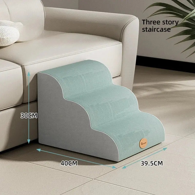 Pet Dog 3-layer Training Staircase Detachable Washable Anti Slip Pet Ramp Stair Bed Dog Safety Ramp Stairs for Dogs Pet Supplies WLP Company