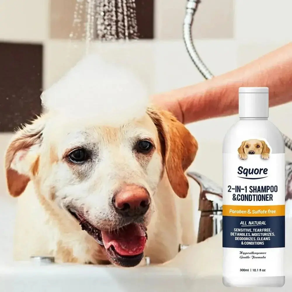 Puppy Shampoo And Conditioner 2 In 1 Natural Moisturizing Shampoo Moisturizing Dog Shampoo For Sensitive Skin PH Balanced WLP Company