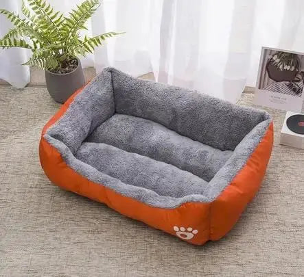 warm pet bed Waterproof Fleece Pet Bed - Ultimate Comfort for Your Furry Friend WLP Company