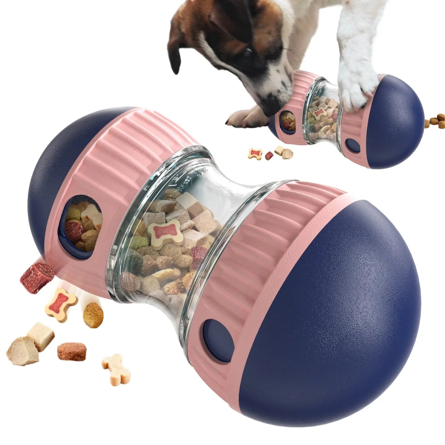 Dog Puzzle Toy Elliptical Track Rolling Increase Intelligence Ball Leaky Food Develop Good Habits Durable Interactive Pet Toys WLP Company