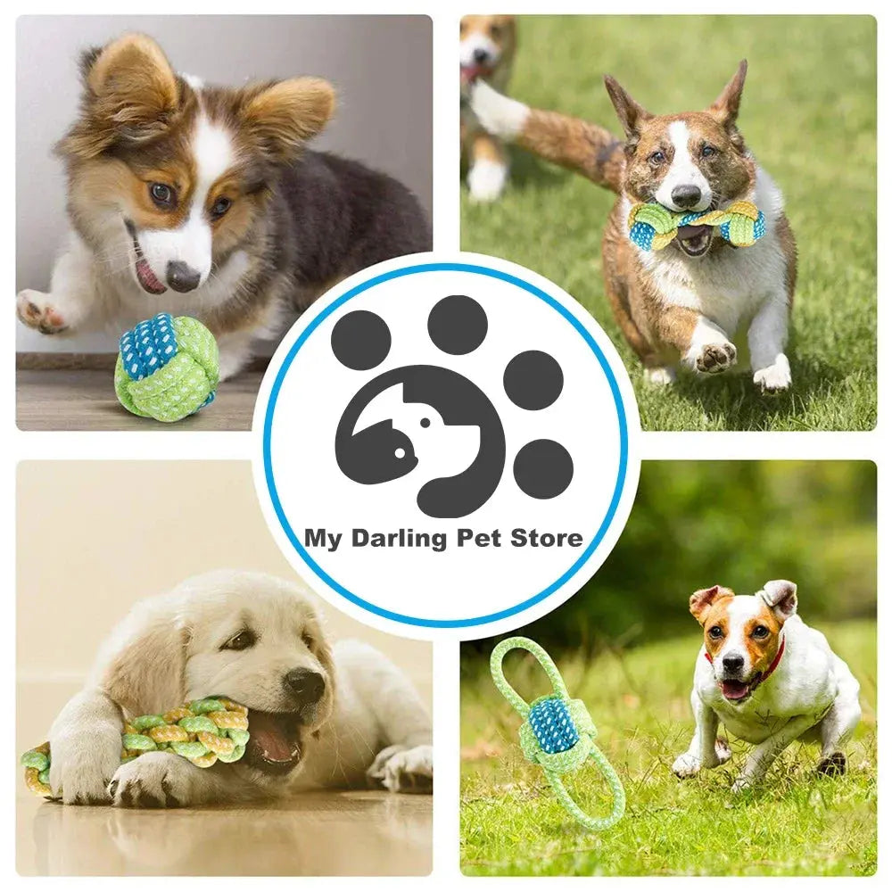 eco-friendly toys Eco-Friendly Cotton Rope Toy Set WLP Company