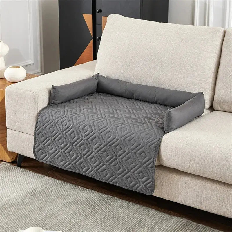 waterproof pet blanket Dog Bed Blanket Mat Dog Sofa Couch Slipcover Pet Pad with Neck Pillow Washable Cat Calming Nest for Travel Home WLP Company