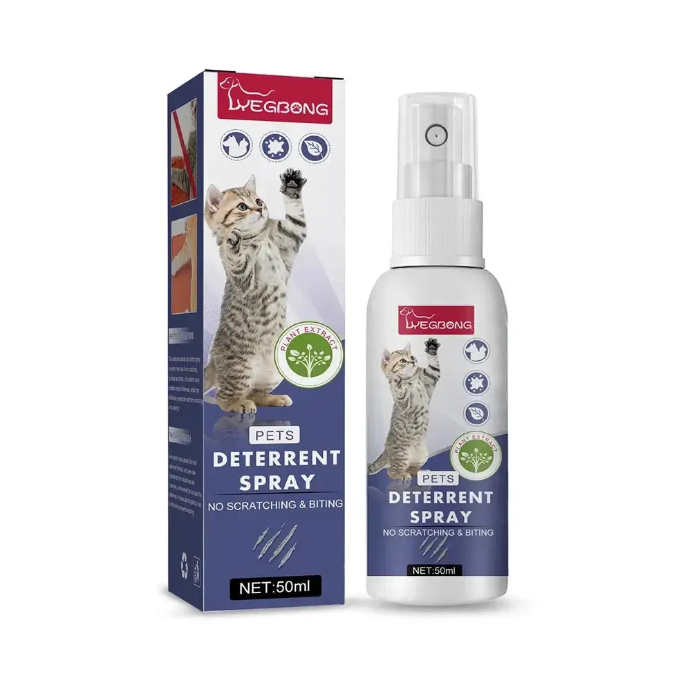 Cat Scratch Deterrent Spray Natural Scratching Training Aid Spray No Stimulation Orange Fragrance Sofa Furniture Protectors WLP Company