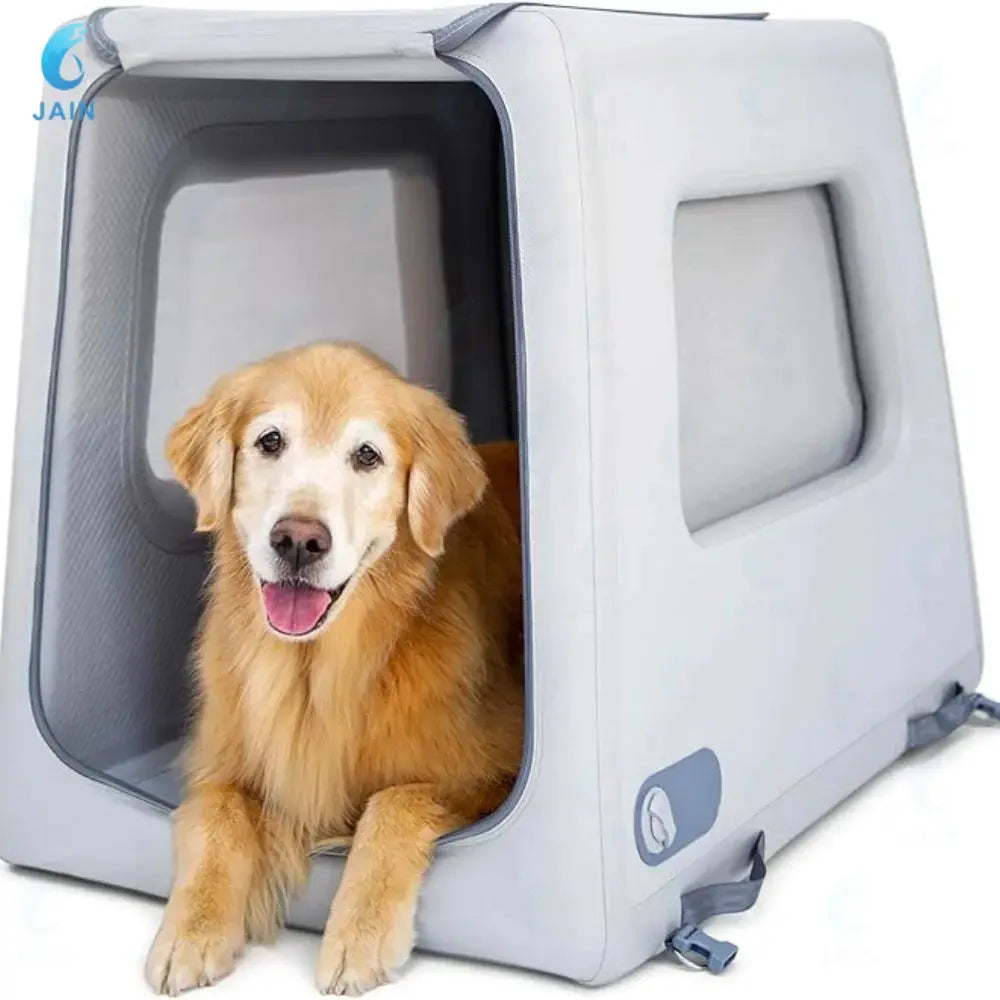 Collapsible Dog Crate for Car Travel – Portable Folding Crate for Dogs WLP Company
