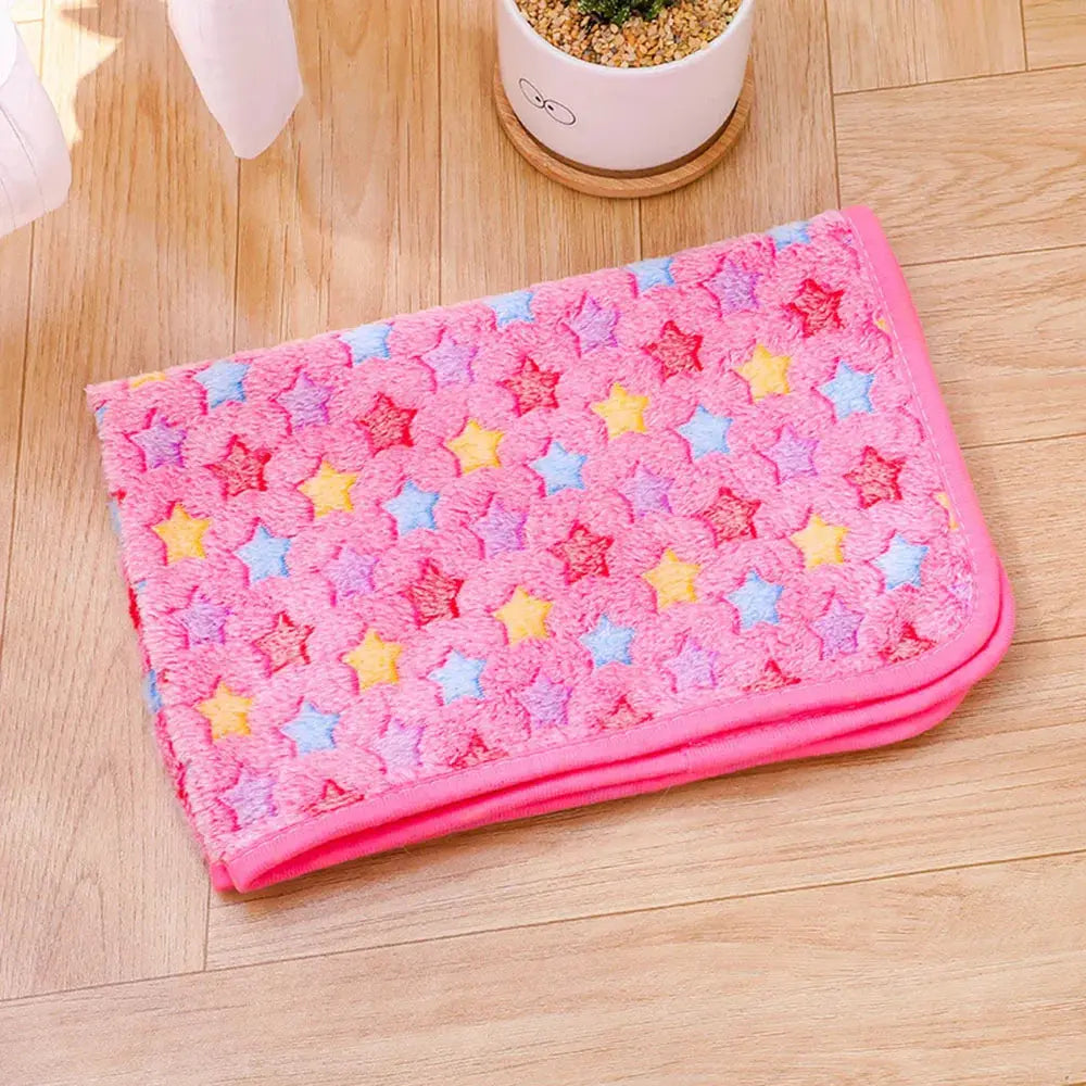 Dog Bed Blanket Bed Mat Soft Fleece Cat Blanket Cute Printed Pet Travel Mat Breathable Cozy Warm Blankets for Small Medium Dogs WLP Company