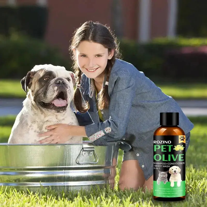 Cat Dog Pet Shampoo Flea Killer Hair Softening Relieve Itching Deodorizing Odor Eliminating Moisturizing Long Lasting Cleaning WLP Company