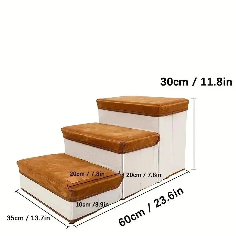Pet Climbing Ladder: Foldable and Non-Slip Storage Solution for Indoor Use WLP Company