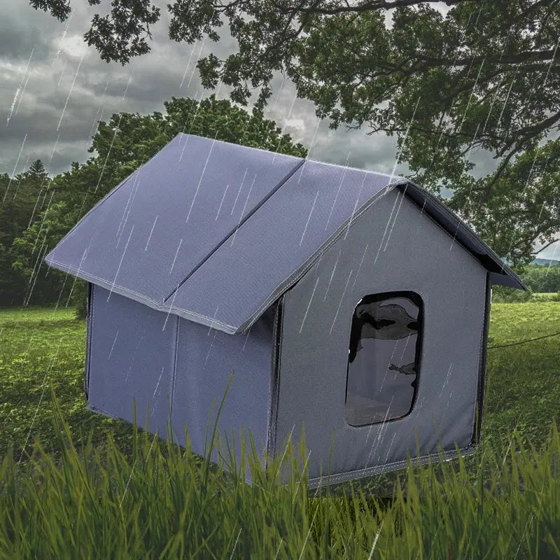 outdoor cat nest Outdoor Stray Cat Nest Waterproof Breathable Oxford Cloth Foldable Cat Kennel WLP Company