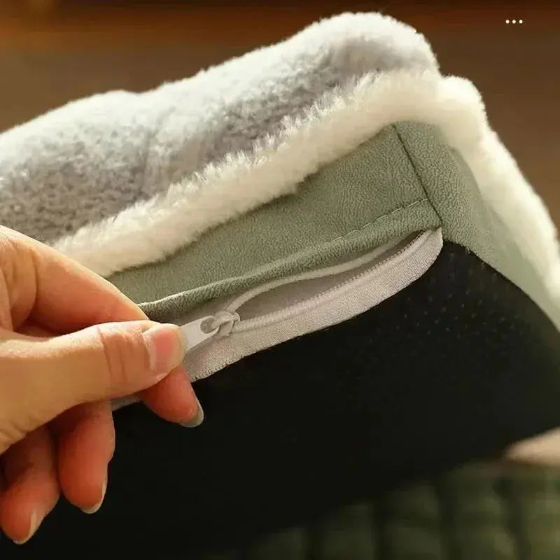 Machine Washable Dog Bed Removable Orthopedic Puppy Cushion Winter Memory Foam Dog Pillow For Small Medium Large Dogs And Cats WLP Company
