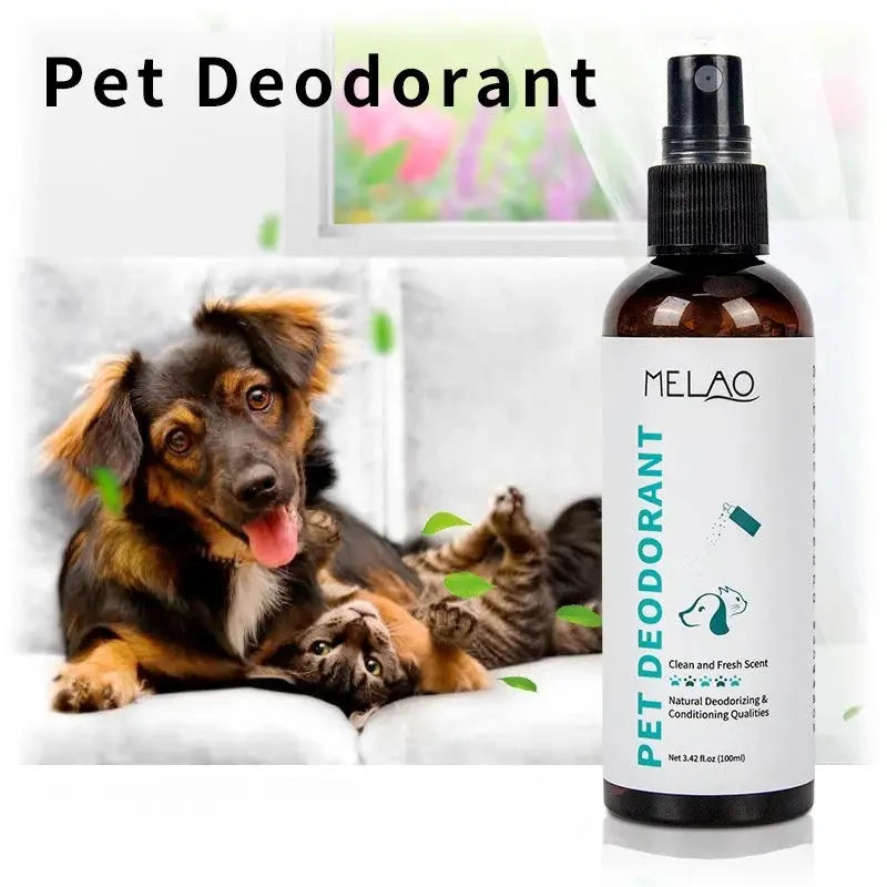 Natural Pet Deodorizing Spray for Cats Dogs Long Lasting Fragrance Odor Eliminator Safe Gentle Formula for Home Pet Care WLP Company