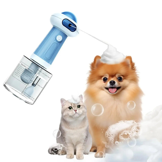Automatic Dog Soap Dispenser Wireless Mute USB Dog Grooming Frother Cat Deeper Cleaning Bath Shampoo Foam Sprayer Pet Supplies WLP Company