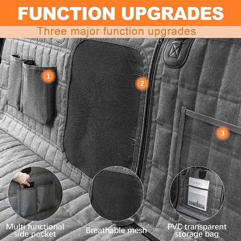 Benepaw-Dog Car Seat Cover, Waterproof Mesh Window Pet Vehicle Hammock, Scratchproof, Nonslip Puppy Backseat Cover for Trucks SU WLP Company