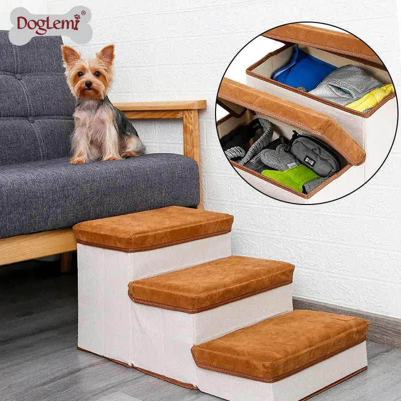 Pet Climbing Ladder: Foldable and Non-Slip Storage Solution for Indoor Use WLP Company