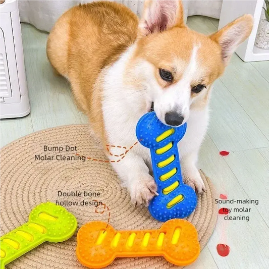 Pet Dog Chew Toy Teeth Cleaning Molar Stick Rubber Bone Toy Puppy Interactive Stick Dog Chewing Bite Toys WLP Company