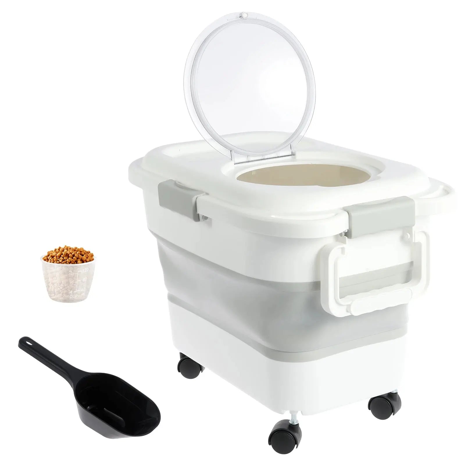 15/45KG Collapsible Pet Food Storage Barrel WLP Company