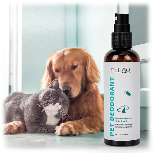 Natural Pet Deodorizing Spray for Cats Dogs Long Lasting Fragrance Odor Eliminator Safe Gentle Formula for Home Pet Care WLP Company