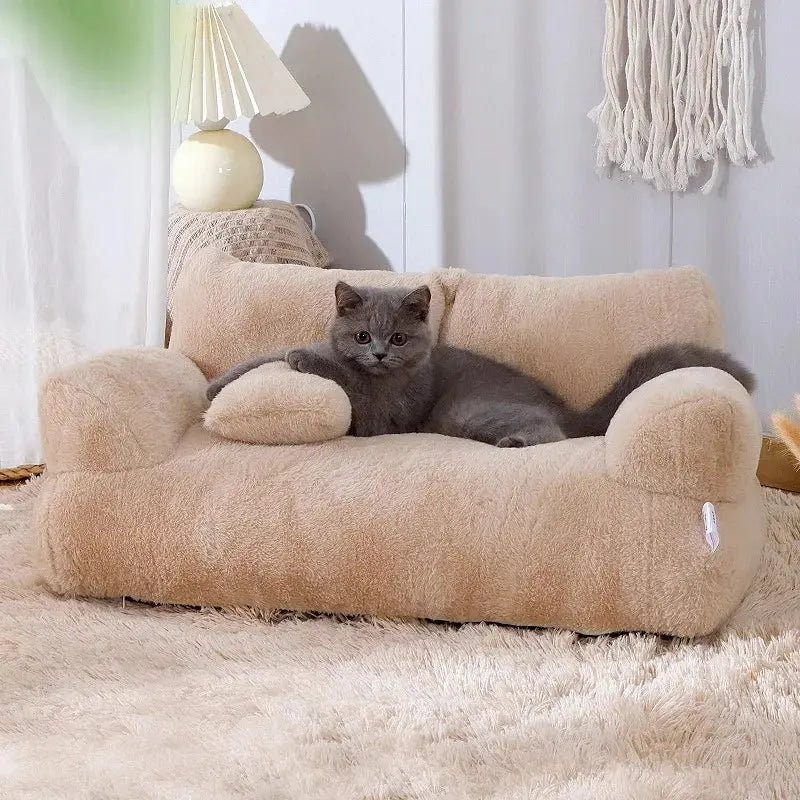 Luxury Cat Bed Sofa Winter Warm Cat Nest Pet Bed for Small Medium Dogs Cats Comfortable Plush Puppy Bed Pet Supplies WLP Company